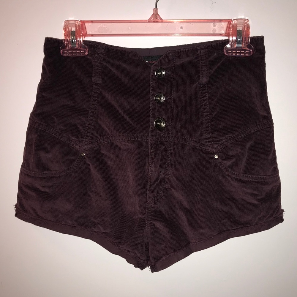 Miss Sixty High-Waisted Corduroy Shorts